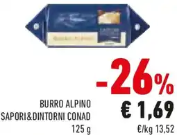 Conad Burro alpino sapori&dintorni CONAD offerta