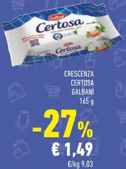 Conad Crescenza certosa GALBANI offerta