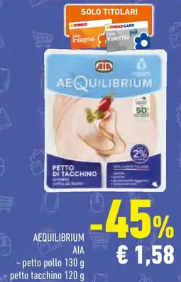 Conad Aequilibrium AIA offerta