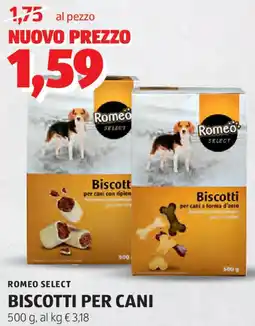ALDI ROMEO SELECT biscotti per cani offerta