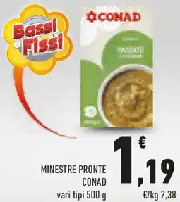 Conad Minestre pronte CONAD offerta