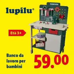 Lidl Banco da lavoro per bambini offerta