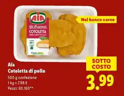 Lidl Aia Cotoletta di pollo offerta