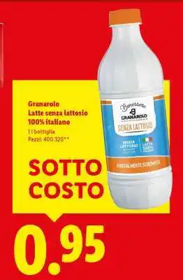 Granarolo Latte senza lattosio 100% italiano