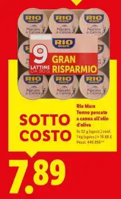 Lidl RIO MARE offerta