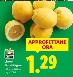 Lidl Limoni Fior di Zagara offerta