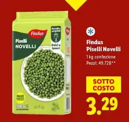 Lidl Findus Piselli Novelli offerta