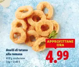 Lidl Anelli di totano alla romana offerta