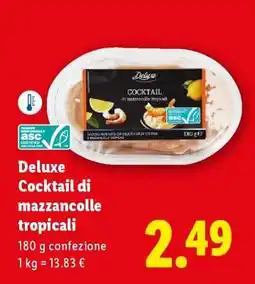 Lidl Deluxe Cocktail di mazzancolle tropicali offerta