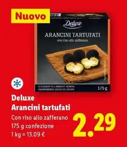 Lidl Deluxe Arancini tartufati offerta
