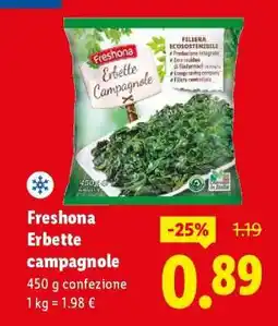 Lidl Freshona Erbette Campagnole offerta