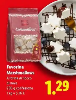 Lidl Favorina Marshmallows offerta
