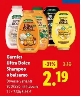 Lidl Garnier Ultra Dolce Shampoo o Balsamo offerta