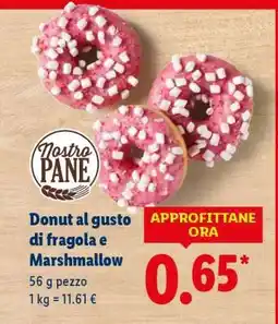 Lidl Donut al gusto di fragola e Marshmallow offerta