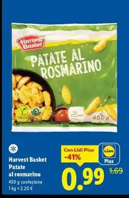 Lidl Harvest Basket Patate al rosmarino offerta