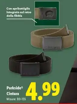 Lidl PARKSIDE Cintura offerta