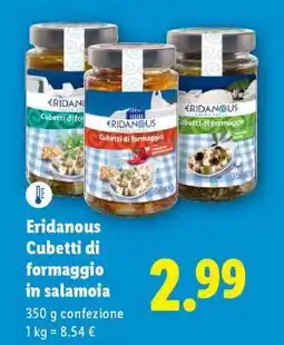 Lidl Eridanous Cubetti di formaggio in salamoia offerta