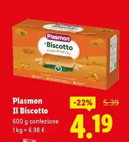 Lidl PLASMON Il Biscotto offerta