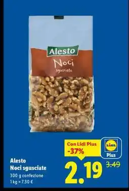 Lidl Alesto Noci sgusciate offerta