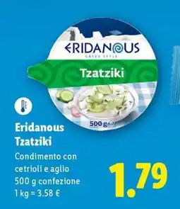 Lidl Eridanous Tzatziki offerta