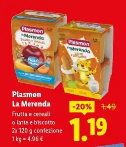 Lidl Plasmon La Merenda offerta