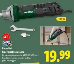 Lidl Parkside Smerigliatrice assiale offerta