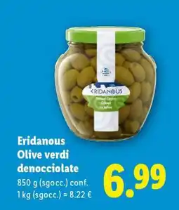 Lidl Eridanous Olive verdi denocciolate offerta