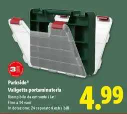 Lidl Parkside Valigetta portaminuteria offerta