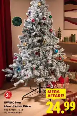 Lidl LIVARNO home Albero di Natale, 180 cm offerta