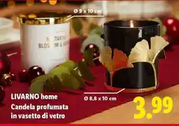 Lidl LIVARNO home Candela profumata in vasetto di vetro offerta