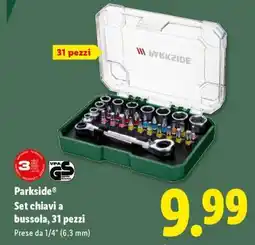 Lidl Parkside Set chiavi a bussola, 31 pezzi offerta