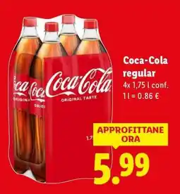 Lidl Coca Cola Regular offerta