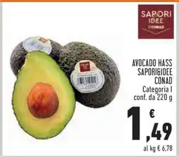 Conad Avocado Hass SAPORI&IDEE CONAD offerta