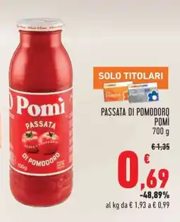 Conad Passata di pomodoro offerta