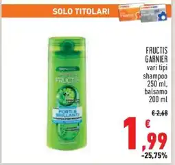 Conad FRUCTIS GARNIER offerta