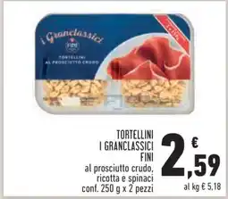 Conad TORTELLINI I GRANCLASSICI FINI offerta