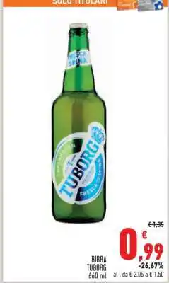 Conad Birra Tuborg offerta