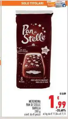 Conad Merendina Pan di Stelle Barilla offerta
