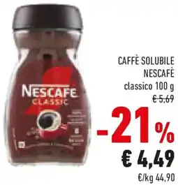 Conad Caffè solubile NESCAFÈ offerta