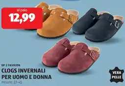 ALDI UP 2 FASHION Clogs invernali per uomo e donna offerta