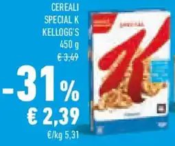 Conad Cereali special k KELLOGG'S offerta