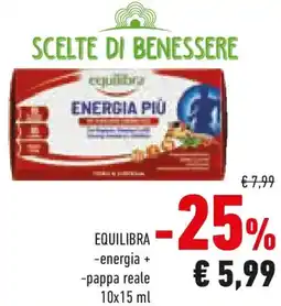 Conad EQUILIBRA energia + pappa reale offerta