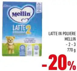 Conad Latte in polvere MELLIN offerta