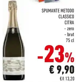 Conad Spumante metodo classico CITRA offerta