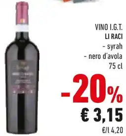 Conad Vino i.g.t. li raci offerta