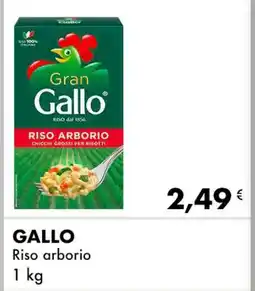 Iper Tosano GALLO Riso arborio offerta