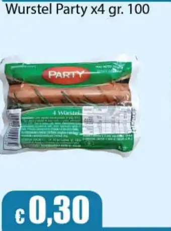Wurstel Party x 4 gr. 100