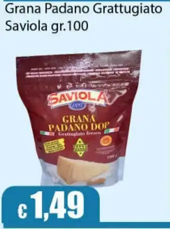 Grana Padano Grattugiato Saviola gr. 100
