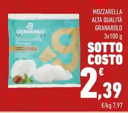 Conad Superstore Mozzarella alta qualità GRANAROLO offerta