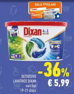 Conad Detersivo lavatrice DIXAN offerta